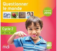 Questionner le monde - Clé USB cycle 2 - 2019 - Didier Lores - Mdi Eds - Coffret - Scolaire / Universitaire