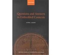 Questions and Answers in Embedded Contexts, Oxford Studies in Theoretical Linguistics Utpal Lahiri (Auteur)