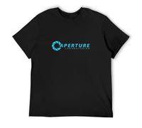 Questions Aperature Laboratories T-Shirt Half Life Inspired Portal Glados M