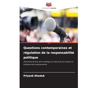 Questions contemporaines et régulation de la responsabilité politique