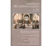 Questions De Communication N° 12/2007 - Crises Rhétoriques, Crises Démocratiques