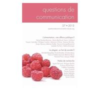 Questions De Communication N° 27/2015 - L'alimentation, Une Affaire Publique ?