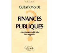 Questions de finances publiques : Concours administratifs de catégorie A