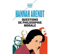 Questions de philosophie morale