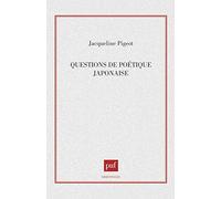 Questions de poétique japonaise