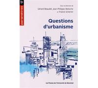Questions d'urbanisme - Gérard Beaudet - Presses Universite De Montreal - broché - Essai