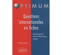 Questions internationales en fiches