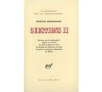 Questions Martin Heidegger (Auteur)