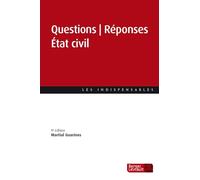 Questions Réponses État civil (9e éd.) Martial Guarinos (Auteur)