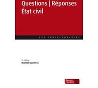 Questions Réponses État civil (9e éd.) Martial Guarinos (Auteur)