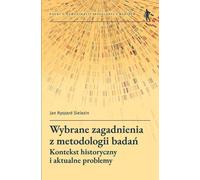 Questions sélectionnées dans la méthodologie de recherche (Buch auf Polnisch)