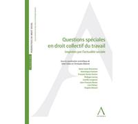 Questions spéciales en droit collectif du travail: inspirées par l’actualité sociale