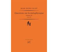 Questions sur la métaphysique: Volume 3, Livre 7