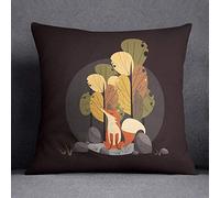 Questo Casa Housse De Coussin Décorative, Housse De Coussin, Taie d'oreiller, Décoration D'intérieur, pour Canapé, Café, Taille : 45 x 45 Cm - Conçu Et Fabriqué en Türkiye