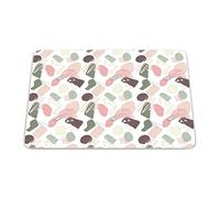 Questo Casa, Tapis de Souris rectangulaire avec Impression numérique - Antidérapant - pour Bureau et Maison - 22 x 18 cm