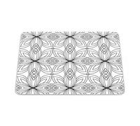 Questo Casa, Tapis de Souris rectangulaire avec Impression numérique - Antidérapant - pour Bureau et Maison - 22 x 18 cm