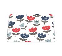 Questo Casa, Tapis de Souris rectangulaire avec Impression numérique - Antidérapant - pour Bureau et Maison - 22 x 18 cm
