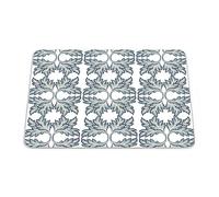 Questo Casa, Tapis de Souris rectangulaire avec Impression numérique - Antidérapant - pour Bureau et Maison - 22 x 18 cm