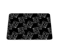 Questo Casa, Tapis de Souris rectangulaire avec Impression numérique - Antidérapant - pour Bureau et Maison - 22 x 18 cm