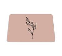 Questo Casa, Tapis de Souris rectangulaire avec Impression numérique - Antidérapant - pour Bureau et Maison - 22 x 18 cm