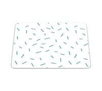 Questo Casa, Tapis de Souris rectangulaire avec Impression numérique - Antidérapant - pour Bureau et Maison - 22 x 18 cm