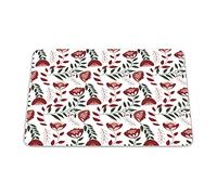 Questo Casa, Tapis de Souris rectangulaire avec Impression numérique - Antidérapant - pour Bureau et Maison - 22 x 18 cm
