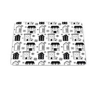 Questo Casa, Tapis de Souris rectangulaire avec Impression numérique - Antidérapant - pour Bureau et Maison - 22 x 18 cm