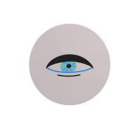 Questo Casa, Tapis de Souris Rond imprimé numérique avec Fond antidérapant pour Bureau et Maison Diamètre 22 cm