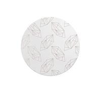 Questo Casa, Tapis de Souris Rond imprimé numérique avec Fond antidérapant pour Bureau et Maison Diamètre 22 cm