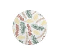 Questo Casa, Tapis de Souris Rond imprimé numérique avec Fond antidérapant pour Bureau et Maison Diamètre 22 cm