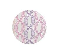 Questo Casa, Tapis de Souris Rond imprimé numérique avec Fond antidérapant pour Bureau et Maison Diamètre 22 cm