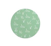 Questo Casa, Tapis de Souris Rond imprimé numérique avec Fond antidérapant pour Bureau et Maison Diamètre 22 cm