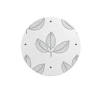 Questo Casa, Tapis de Souris Rond imprimé numérique avec Fond antidérapant pour Bureau et Maison Diamètre 22 cm