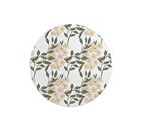 Questo Casa, Tapis de Souris Rond imprimé numérique avec Fond antidérapant pour Bureau et Maison Diamètre 22 cm