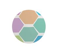 Questo Casa, Tapis de Souris Rond imprimé numérique avec Fond antidérapant pour Bureau et Maison Diamètre 22 cm