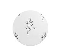 Questo Casa, Tapis de Souris Rond imprimé numérique avec Fond antidérapant pour Bureau et Maison Diamètre 22 cm