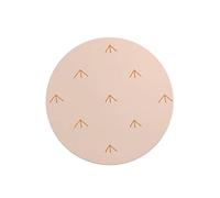 Questo Casa, Tapis de Souris Rond imprimé numérique avec Fond antidérapant pour Bureau et Maison Diamètre 22 cm