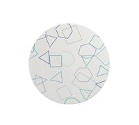Questo Casa, Tapis de Souris Rond imprimé numérique avec Fond antidérapant pour Bureau et Maison Diamètre 22 cm