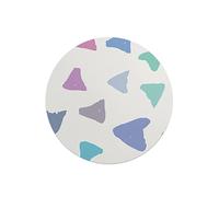 Questo Casa, Tapis de Souris Rond imprimé numérique avec Fond antidérapant pour Bureau et Maison Diamètre 22 cm