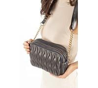 Questo Femme Questo Bandoulière, Femme Sac d paule, Noir, Taille unique EU