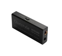 Questyle M15i Amplificateur Casque DAC USB Ampli Portable avec Dual-Jack, Ampli Casque Portable - Certifié Apple MFi, DAC Hi-Res - Faible Bruit, pour iOS/Android/PC
