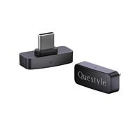 Questyle QCC Dongle Pro 2 - Adaptateur Bluetooth Audio 6.1 - SBC, aptX, aptX Adaptive, aptX Lossless, LDAC, LHDC & Le Audio (LC3) - émetteur Hi Res sans Fil pour Casque & écouteurs