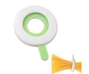 Quesuc 1 Pièce Doseur À Spaghetti Portionneur De Pâtes Disque Rotatif Réglable De 1 À 4 Portions En Plastique Outil De Cuisine Pour Nouilles Et Pâtes Blanc 10.5X7.7X1 Cm