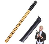 Quesuc 1 Pièce Tin Whistle Irlandaise En Do Avec Sac De Protection Excellente Qualité Sonore Alliage D'Aluminium Pour Débutants Et Amateurs De Musique Argent