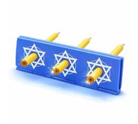 Quesuc 1 Set Kit De Magie Pour Fête Pièce Transpercée Avec 3 Crayons Zauberrequisiten Pour Spectacle De Transpercement De Pièces Pour Débutants Bleu