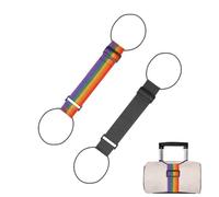 Quesuc 2 Pièces Sangle Valise Sangle De Valise 2026 Nouveau Modèle Sangle Bagage Valise Sangle Sac À Dos Polyester Pour Valises, Sacs À Dos 2 Couleurs