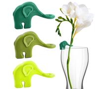 Quesuc 3 Pièces Support Pour Plantes Accessoire De Croissance Des Plantes Design Éléphant Support De Propagation Des Plantes, Support Pour Semis En Silicone Pour Boutures Et Pousses Vert
