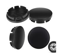 Quesuc 4 Pièces Enjoliveurs De Moyeu Universels Cache-Moyeu En Plastique Compatible Avec Jantes Alliage Vw Et Audi (Diamètre Extérieur 56Mm, Intérieur 51Mm) Noi