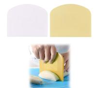 Quesuc Corne Patisserie Coupe Pate Pain - 2Pcs 12Cmx9.3Cm Antidérapante Plastique Sans Bpa Bord Et Coin Tranchants Souple Racloir Coupe Pate Patisserie - Accessoires De Décoration Outils De Modelage