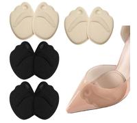 Quesuc Coussinet Plantaire, 4 Paires Metatarse Coussinets, Auto-Adhésif Avant-Pied Coussin Semelle Pour Les Femmes Haut Talon